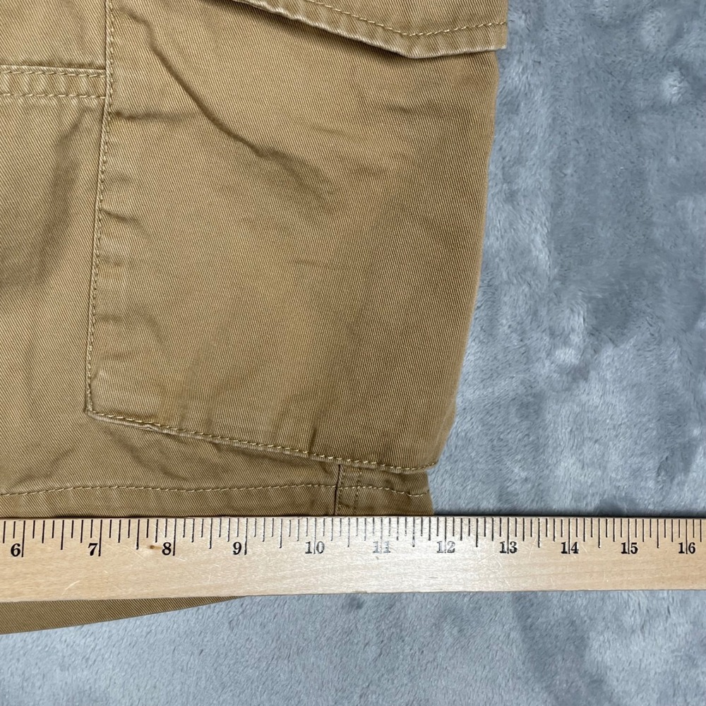 Polo Ralph Lauren Mens Relaxed Fit Cargo Shorts Khaki Tan Cotton Size 30 - Picture 9 of 10